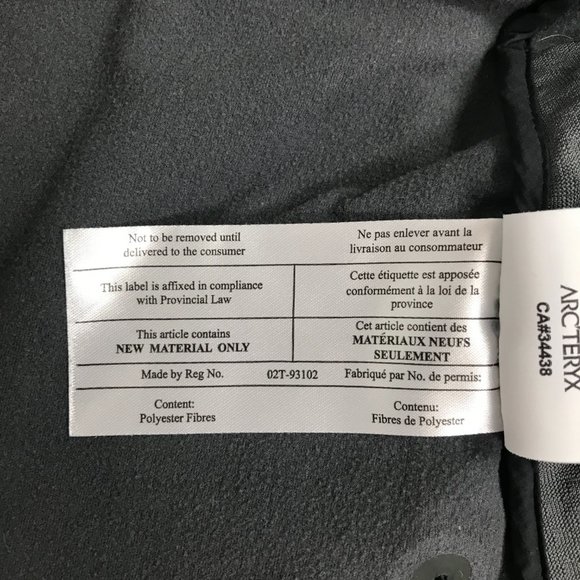 Arcteryx Ladies Jacket Coat Grey Size XS Full Zip Pockets High Neck Outerwear - Picture 13 of 13